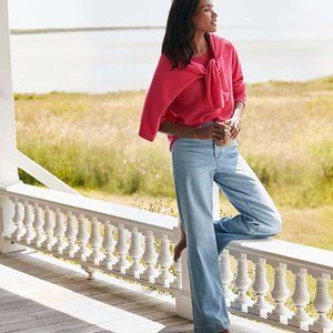 Wide Leg Jeans (lands end)